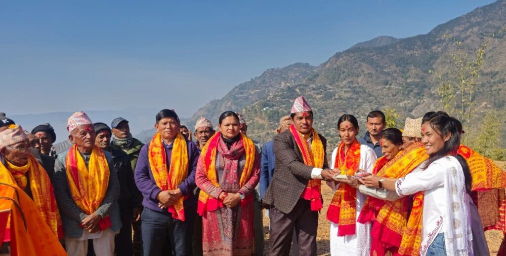 लक्ष्मी–नारायण मन्दिर बनाउन जग्गा दान