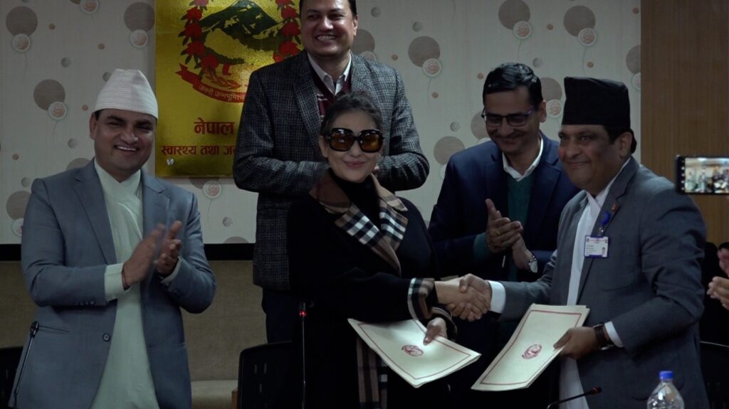 एचपिभी खोप अभियानका लागि अभिनेत्री मनिषा कोइराला सद्‌भावना दूत नियुक्त