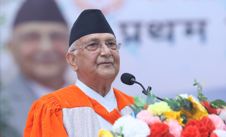 नेपाली विद्यार्थीको ‘जेनेटिक पावर’ सशक्त छ : प्रधानमन्त्री ओली नेपाली विद्यार्थीको ‘जेनेटिक पावर’ सशक्त छ : प्रधानमन्त्री ओली
