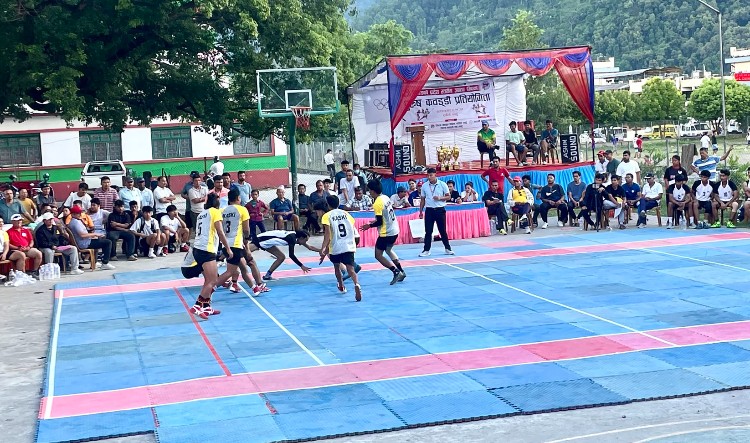 गण्डकी प्रदेशस्तरीय कबड्डी प्रतियोगिता सुरू
