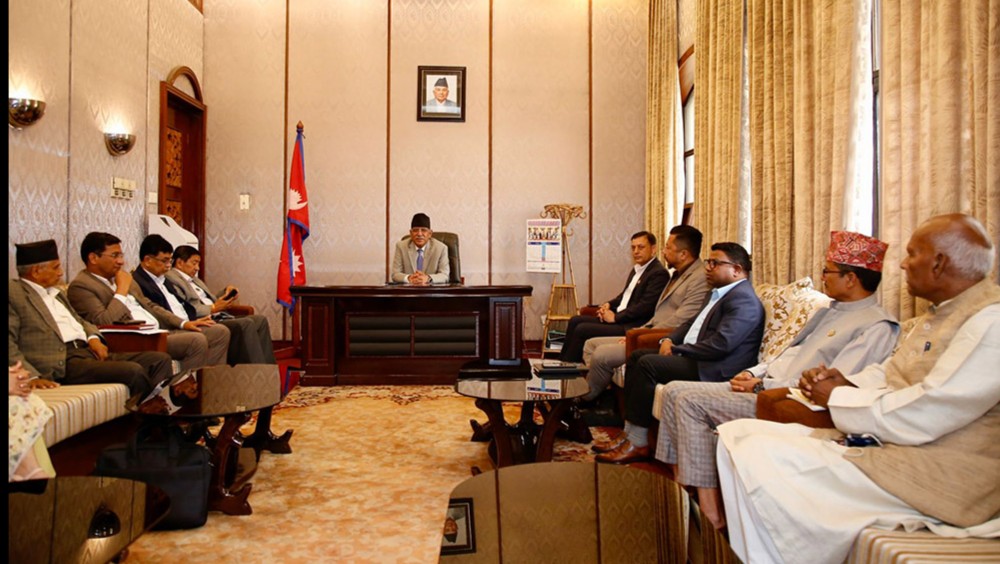 संसद्को अवरोध खुलाउने विषयमा विपक्षी दल छलफलमा संसद्को अवरोध खुलाउने विषयमा विपक्षी दल छलफलमा