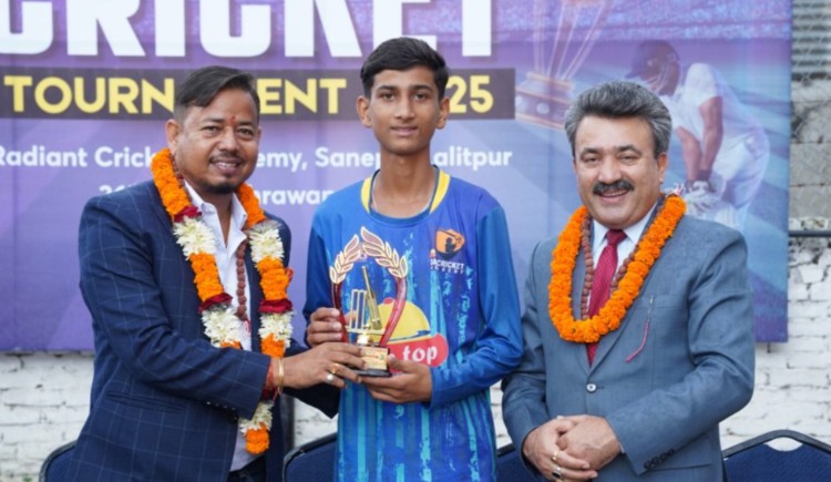 डिएभीले जित्यो पहिलो आरआरए रनिङशिल्ड क्रिकेट उपाधि